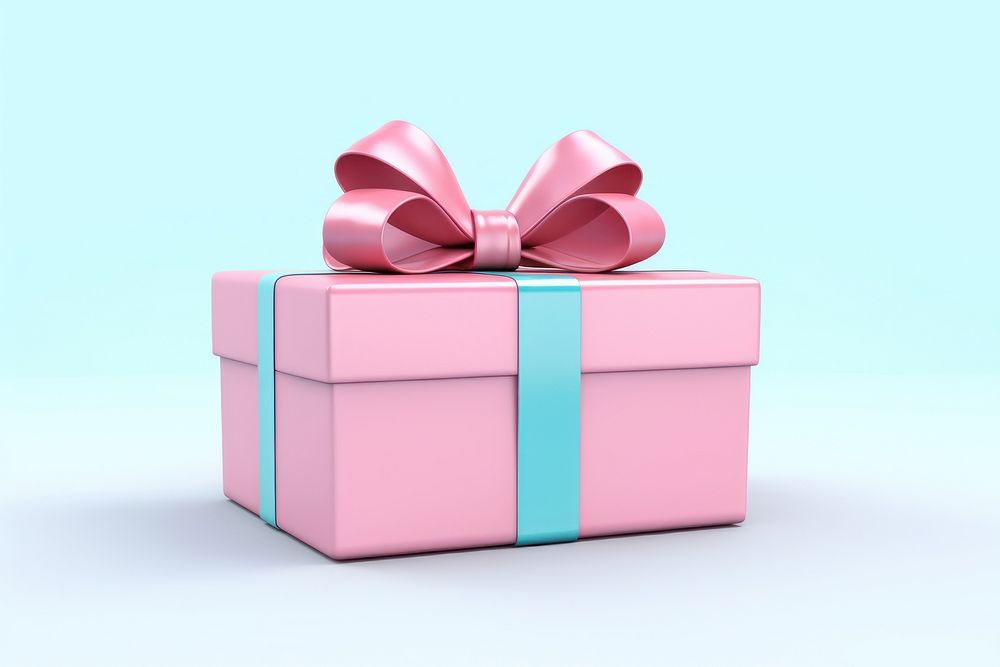 Box present gift bow. AI generated Image by rawpixel.