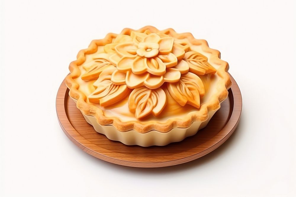 Apple pie dessert pastry food. AI generated Image by rawpixel.