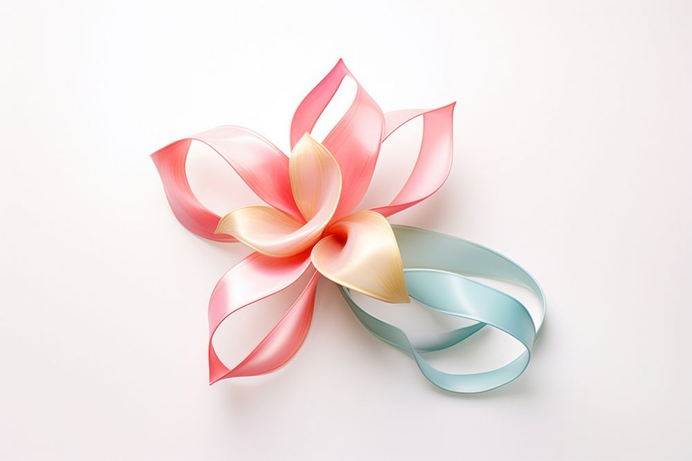 Flower ribbon plant gift celebration. AI generated Image by rawpixel.