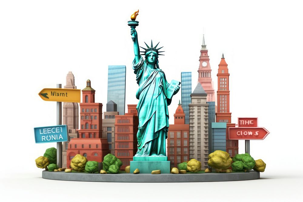 City architecture sculpture statue. AI generated Image by rawpixel.