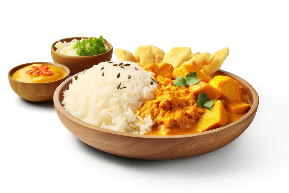 Curry food meal rice. AI generated Image by rawpixel.