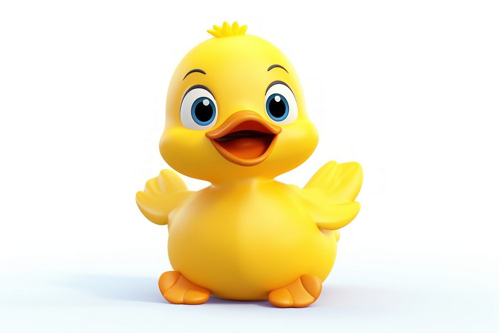 Cartoon animal duck bird. AI generated Image by rawpixel.
