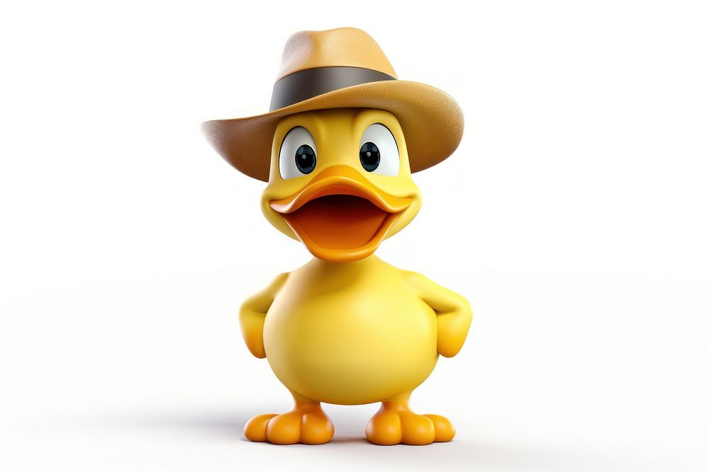 Cartoon duck bird toy. AI generated Image by rawpixel.