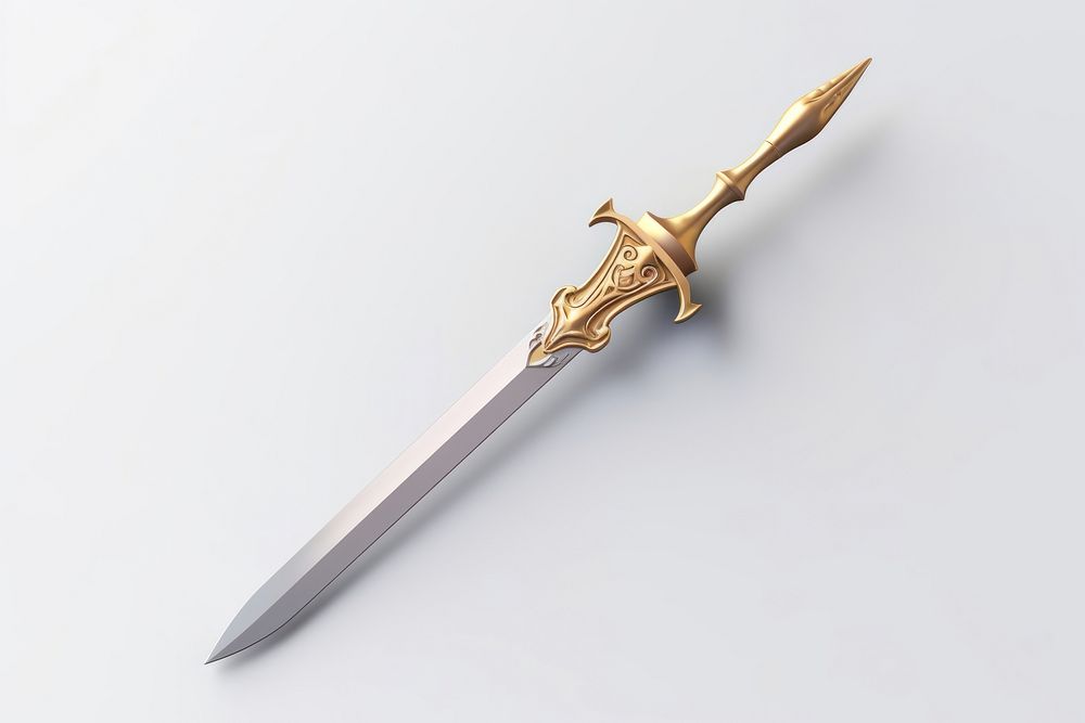 Sword dagger weapon knife. AI generated Image by rawpixel.