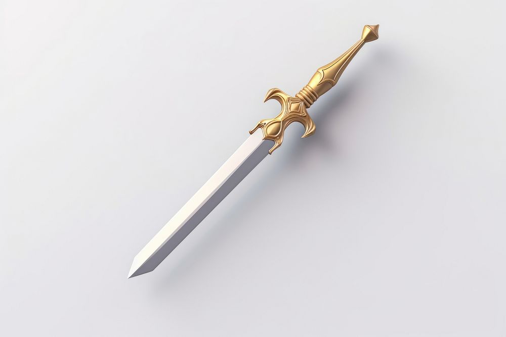 Sword dagger weapon knife. AI generated Image by rawpixel.