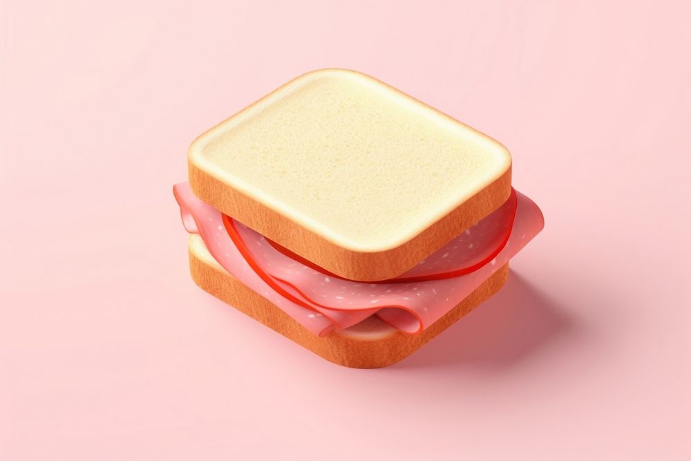 Food heart bread pink. AI generated Image by rawpixel.