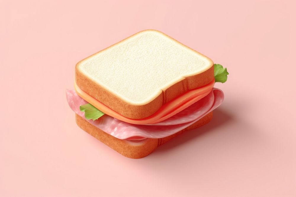 Food sandwich bread lunch. AI generated Image by rawpixel.