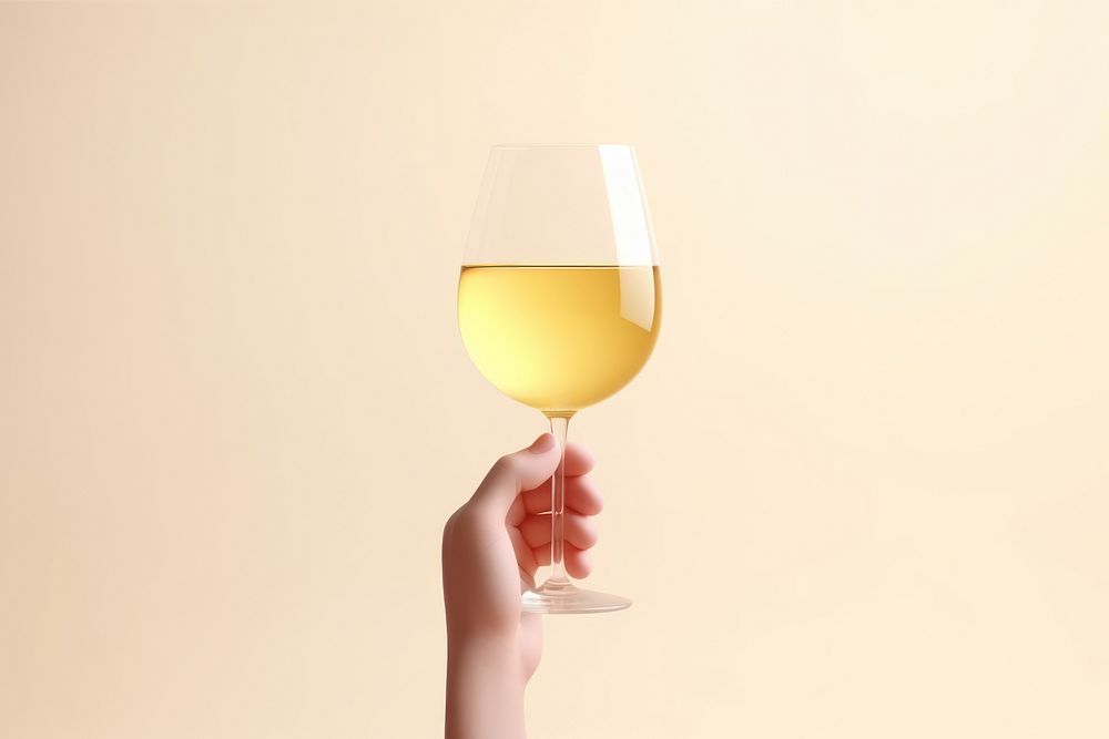 Glass wine drink hand. AI generated Image by rawpixel.