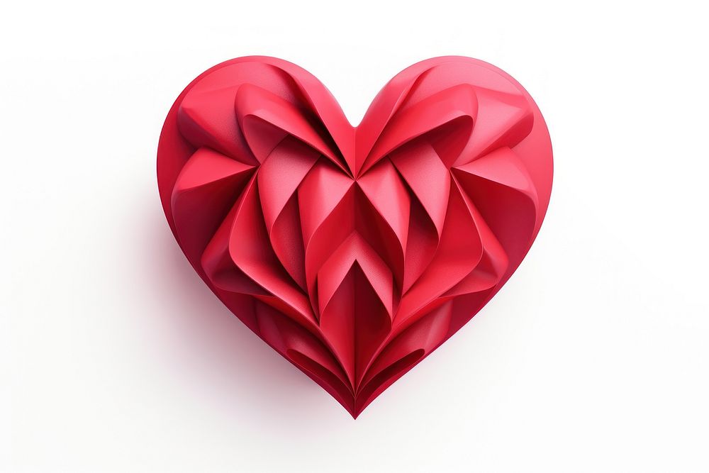 Heart love white background celebration. AI generated Image by rawpixel.