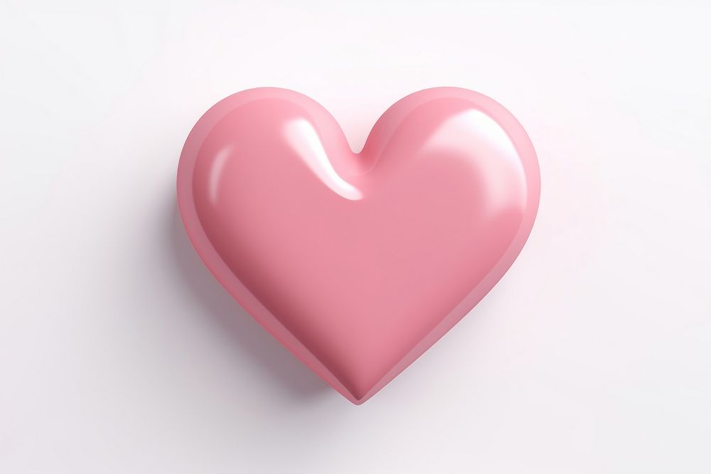 Heart love white background circle. AI generated Image by rawpixel.