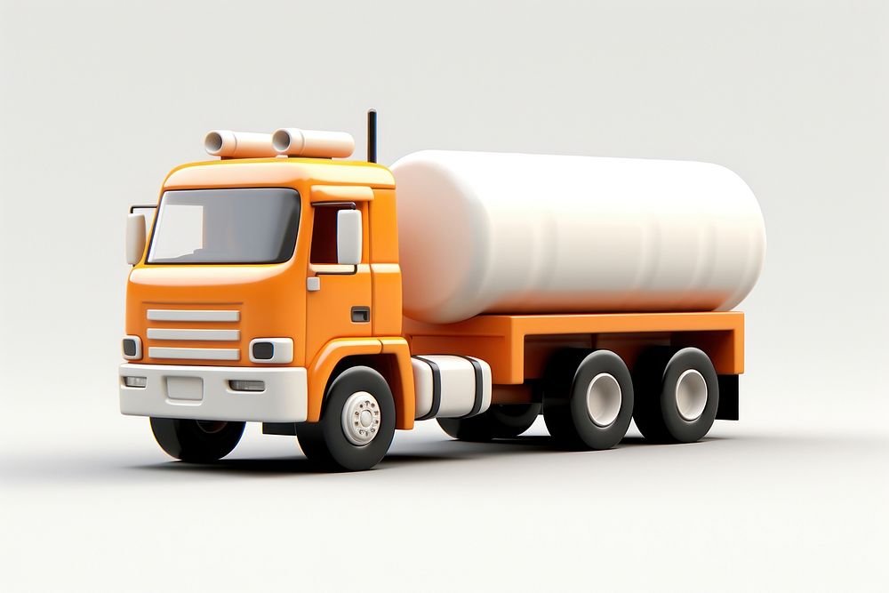 Vehicle truck white background transportation. AI generated Image by rawpixel.