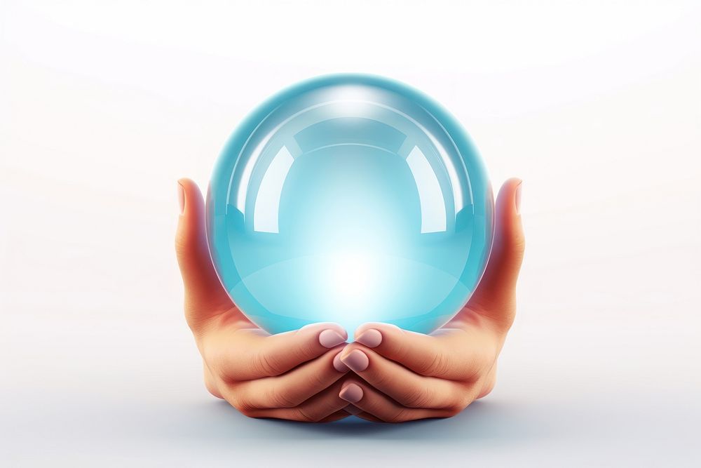 Hand sphere finger ball. AI generated Image by rawpixel.