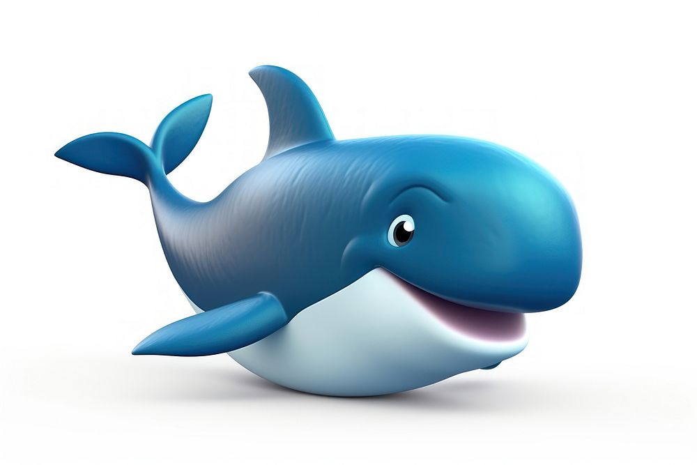 Whale cartoon animal mammal. AI generated Image by rawpixel.