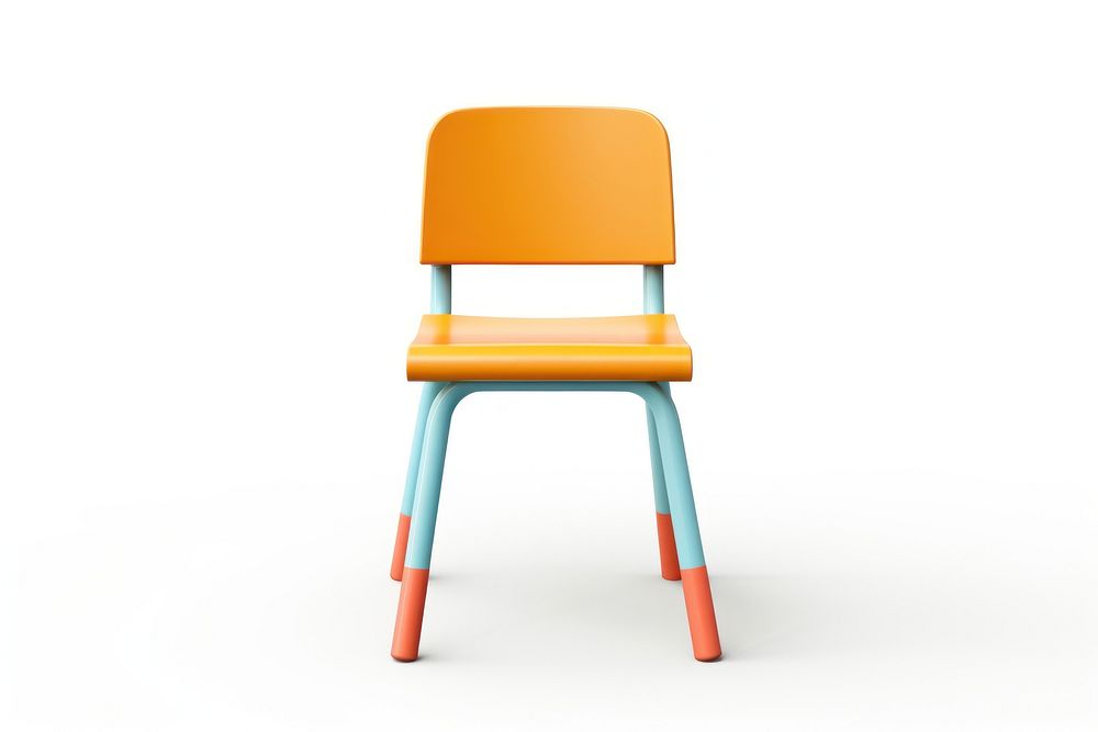 Chair furniture white background education. AI generated Image by rawpixel.