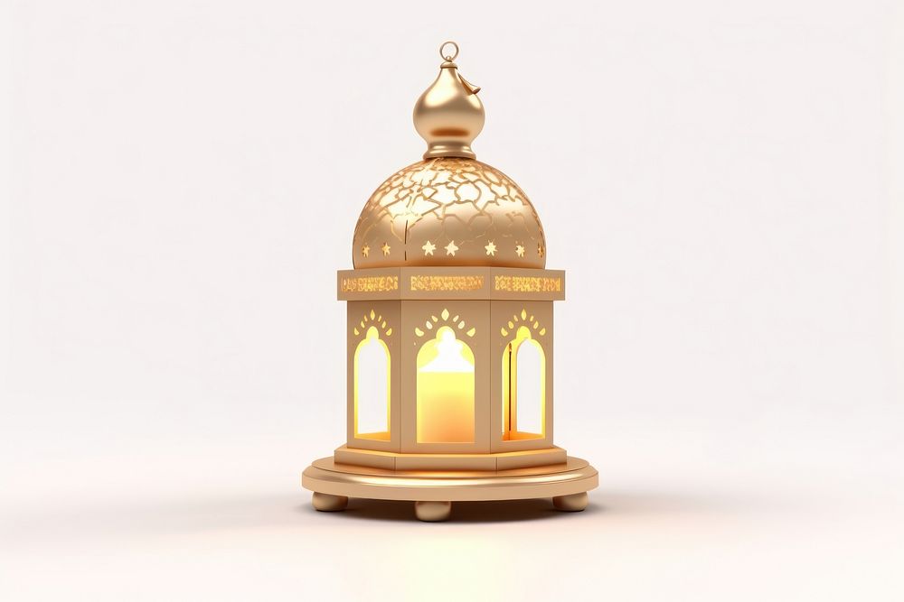 Lamp lantern white background spirituality. 