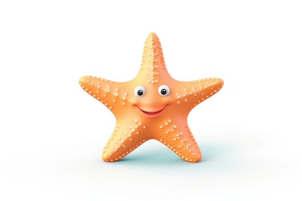 Star fish starfish animal white background. AI generated Image by rawpixel.