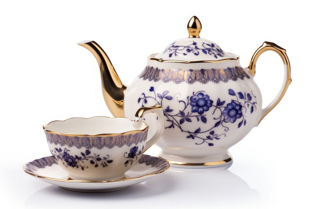 Drink cup porcelain teapot. AI generated Image by rawpixel.