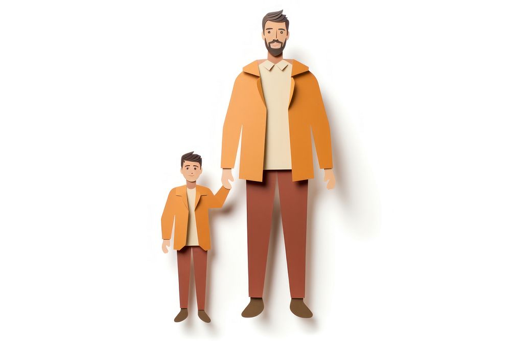 Father sleeve child coat. AI generated Image by rawpixel.