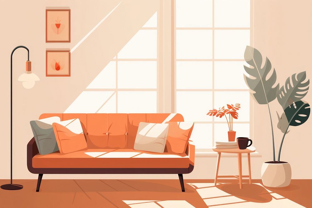 Architecture furniture cozy room. AI generated Image by rawpixel.