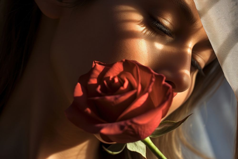 Rose flower plant perfection. AI generated Image by rawpixel.