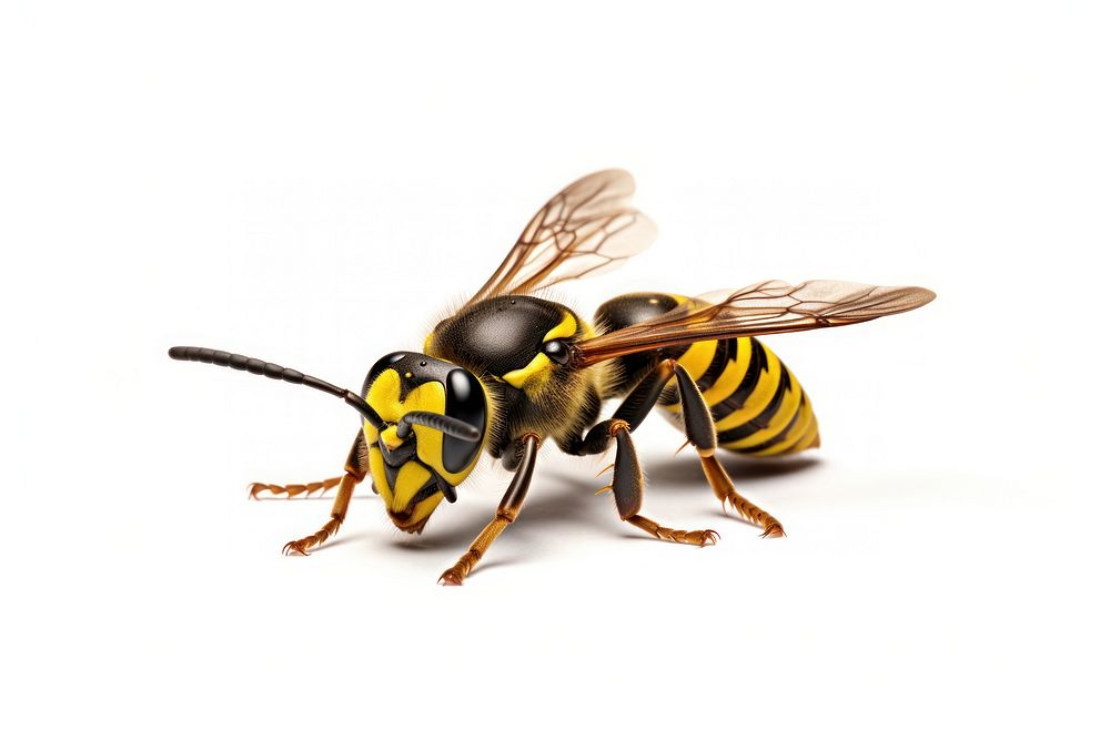 Hornet animal insect yellow. AI generated Image by rawpixel.
