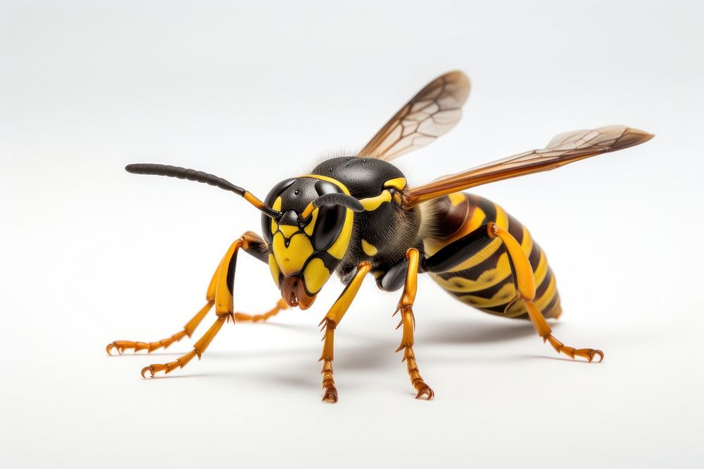 Animal insect hornet yellow. AI generated Image by rawpixel.