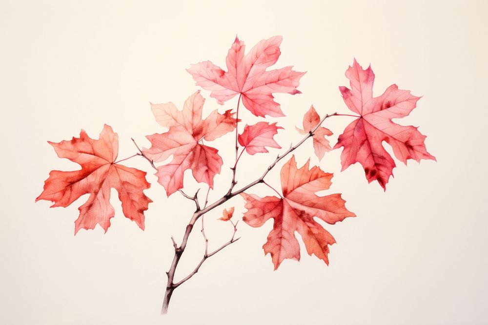 Maple plant tree leaf. AI generated Image by rawpixel.