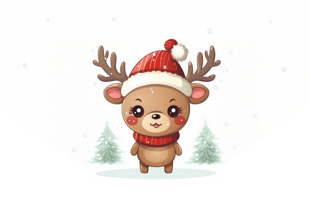 Christmas winter nature cute. AI generated Image by rawpixel.