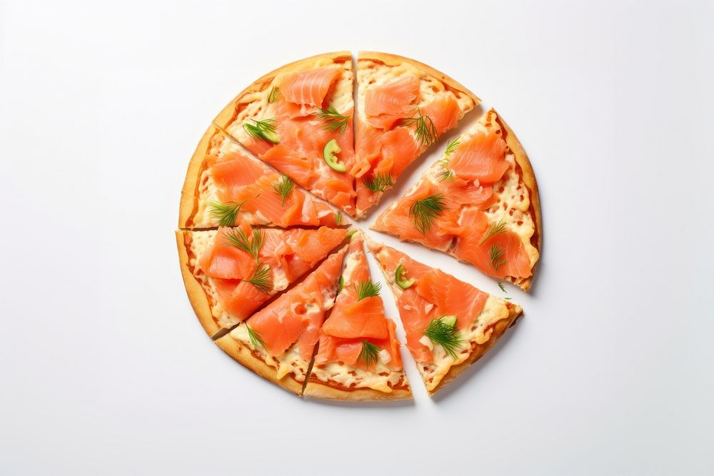 Pizza pizza salmon food. AI generated Image by rawpixel.