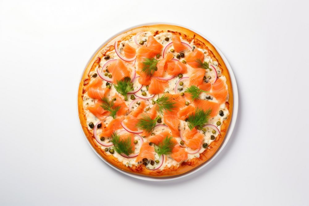 Pizza food meal dish. AI generated Image by rawpixel.