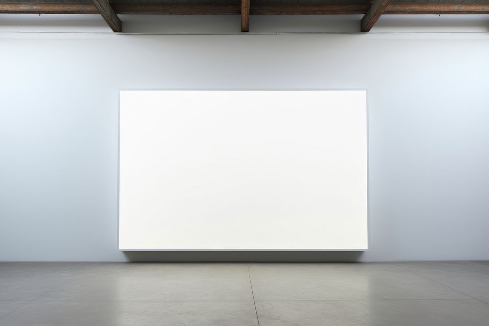 Frame white wall architecture. AI generated Image by rawpixel.