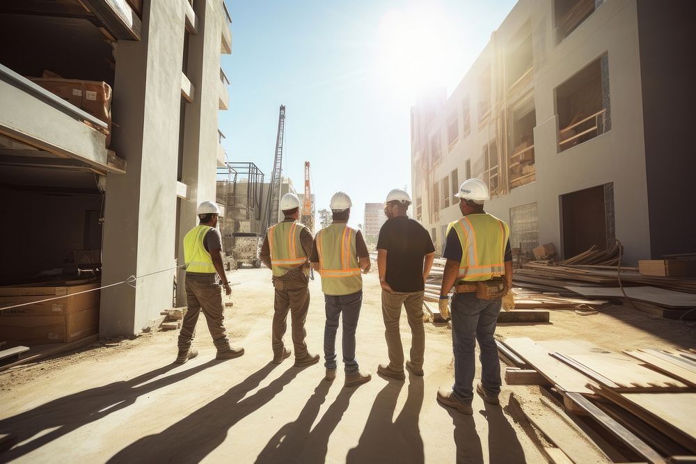 Hardhat helmet worker adult. AI generated Image by rawpixel.