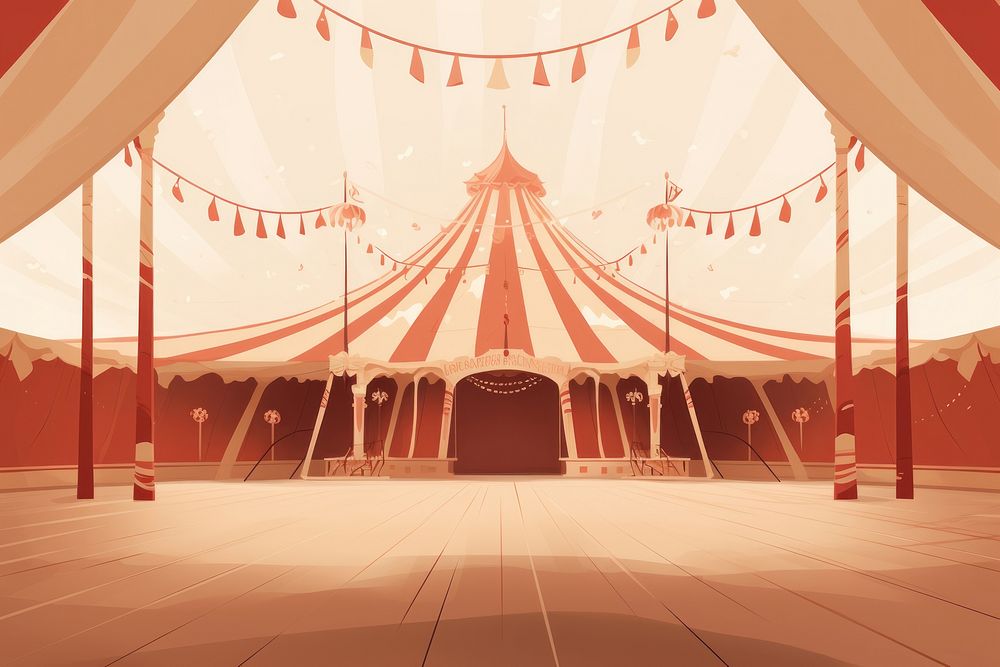 Circus interior architecture recreation absence. AI generated Image by rawpixel.