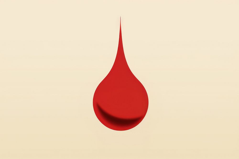 Drop red refreshment simplicity. AI generated Image by rawpixel.