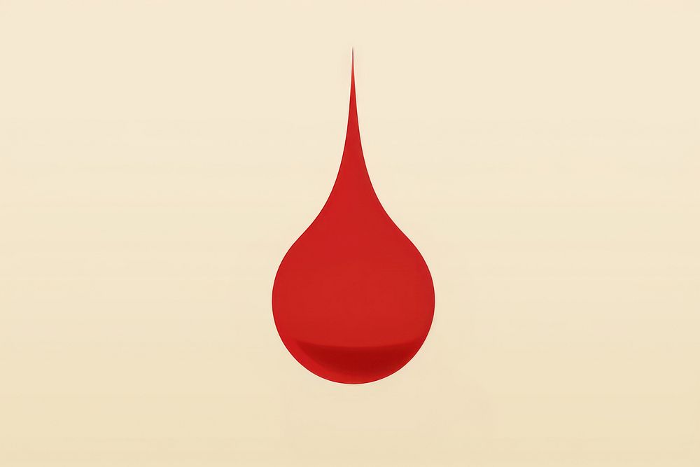 Drop red refreshment simplicity. AI generated Image by rawpixel.