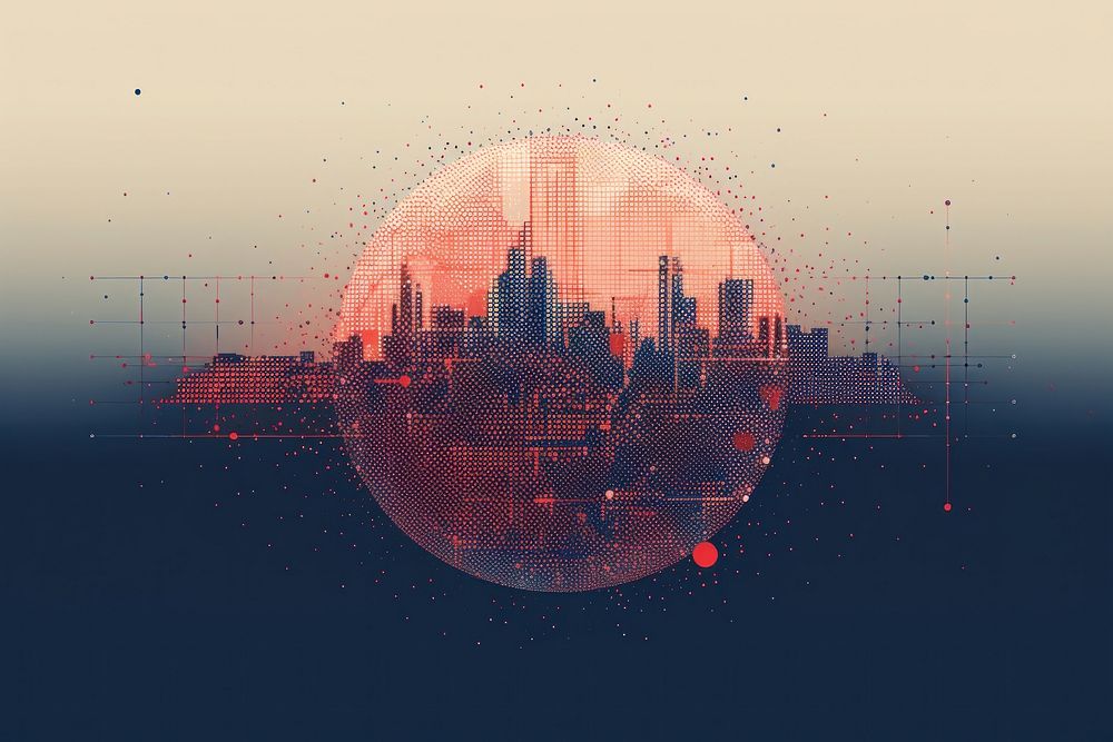 Cityscape architecture building outdoors. AI generated Image by rawpixel.