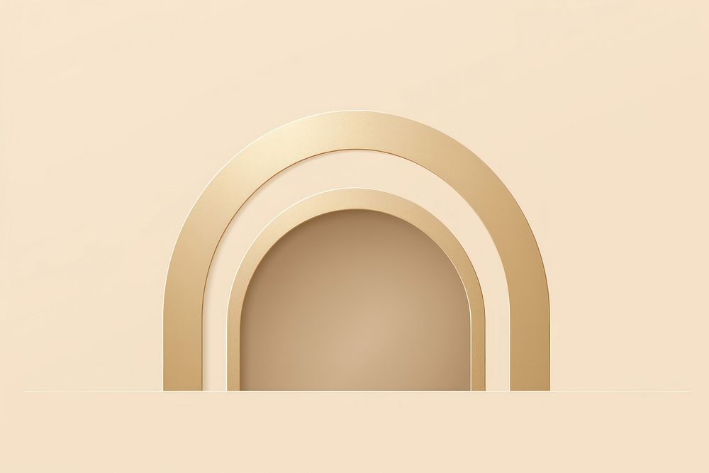 Golden arch architecture backgrounds pattern. AI generated Image by rawpixel.