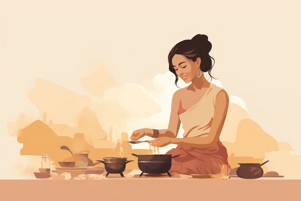 Thai cook adult bowl art. 