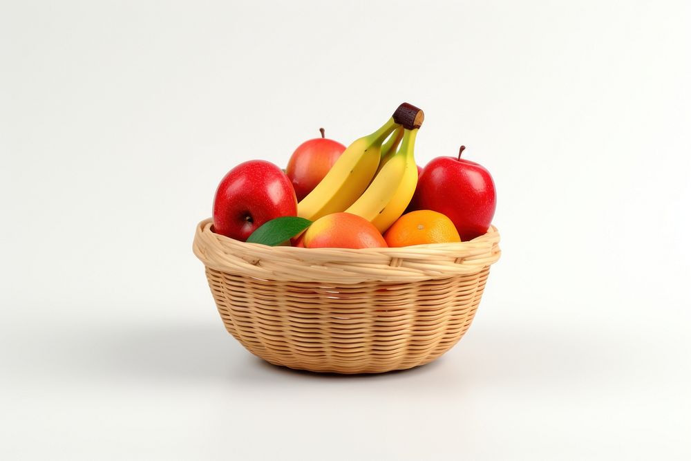 Fruit basket banana plant food. AI generated Image by rawpixel.