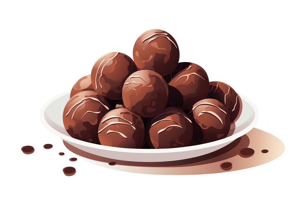 Chocolate dessert food confectionery. AI generated Image by rawpixel.