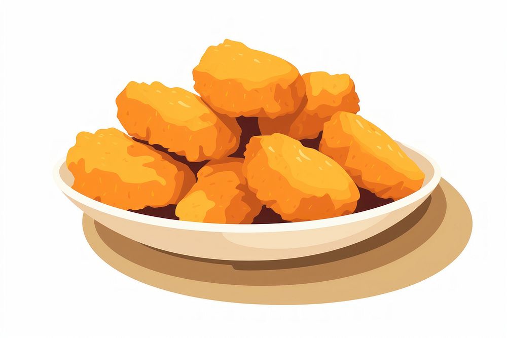 Dessert nuggets food freshness. AI generated Image by rawpixel.
