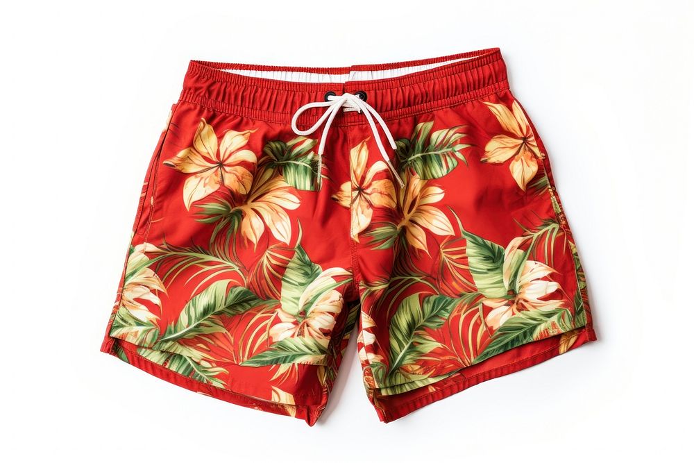 Swimming trunks shorts white background underpants. AI generated Image by rawpixel.