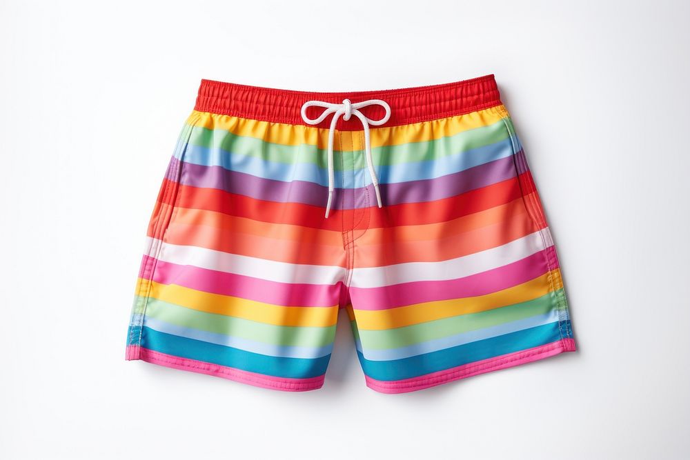 Swimming trunks shorts white background undergarment. AI generated Image by rawpixel.