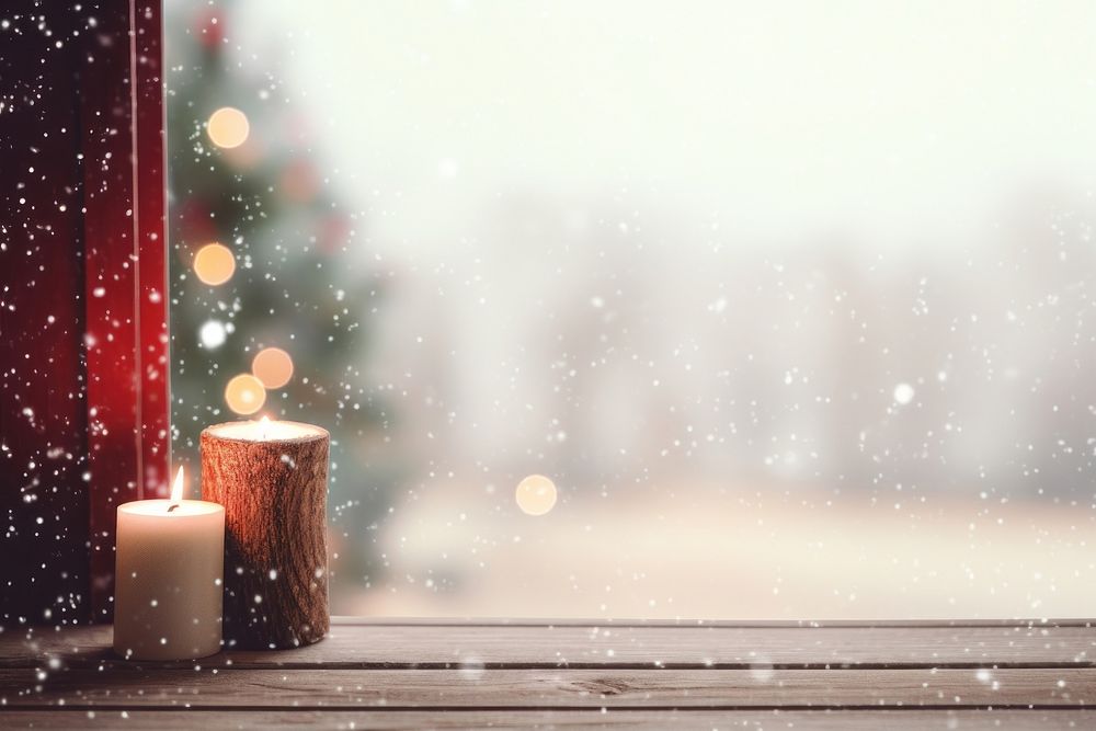 Christmas christmas candle light. AI generated Image by rawpixel.