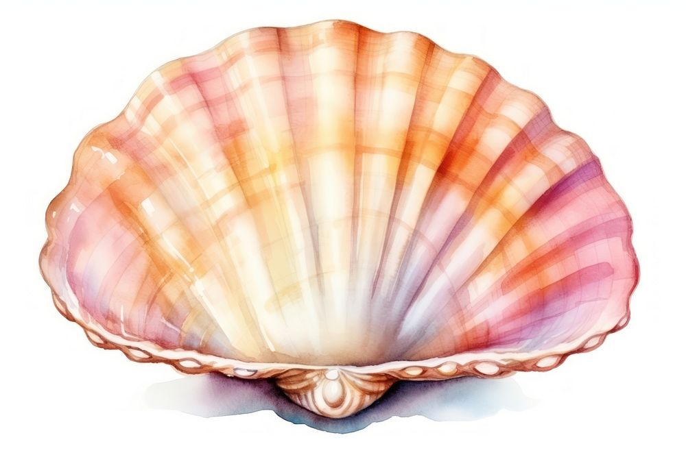 Shell seashell seafood clam. AI generated Image by rawpixel.