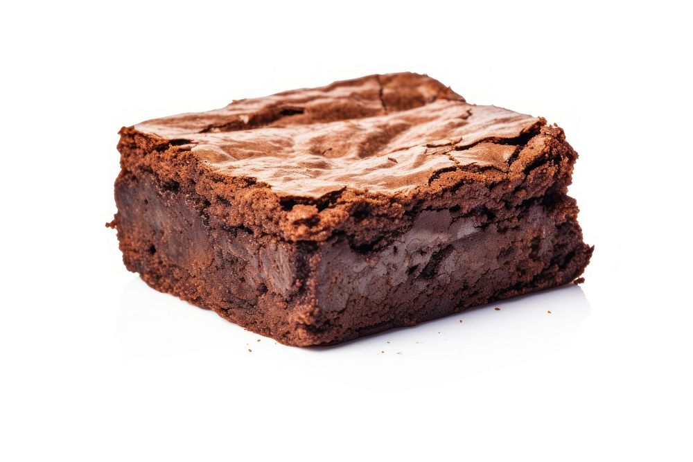 Thick brownies chocolate dessert food. AI generated Image by rawpixel.