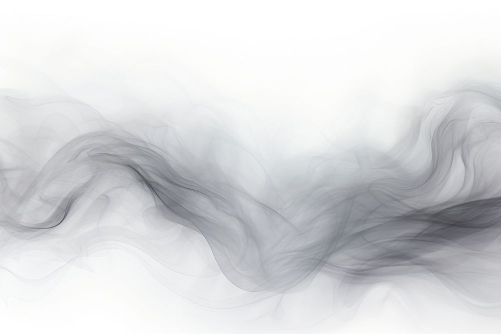 Isolated smoke effect, white background, AI generated image by rawpixel