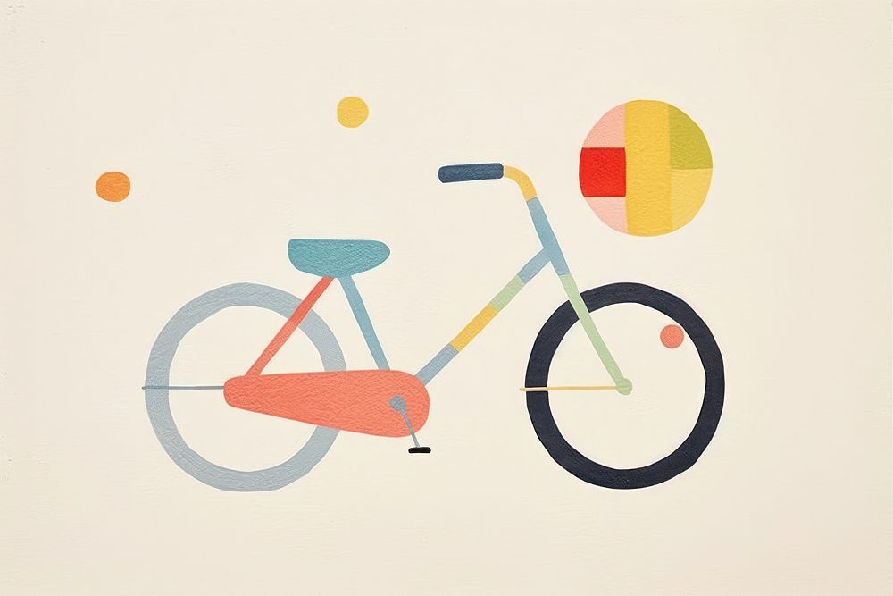Bicycle art vehicle transportation. AI generated Image by rawpixel.
