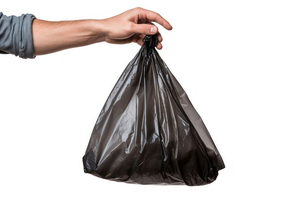 Bag plastic holding hand. AI generated Image by rawpixel.