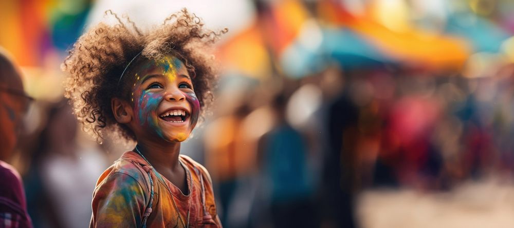 Festival smiling smile celebration. AI generated Image by rawpixel.